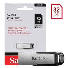 32GB and 64GB Sandisk Ultra Flair Flash