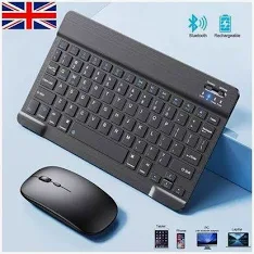 Rechargeable Bluetooth and Wireless Keyboard