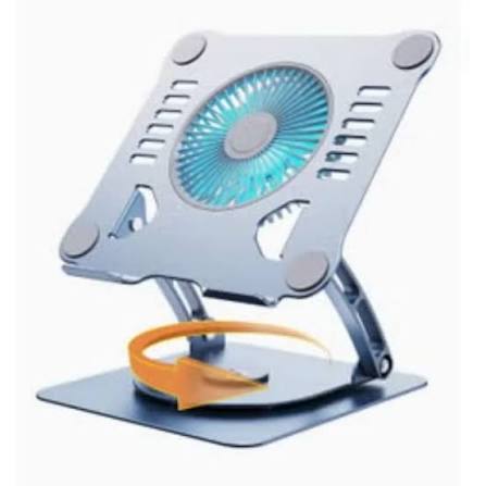Rotating Laptop Stand with Fan