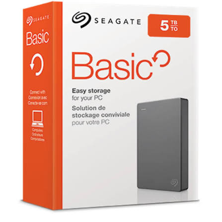 5TB Seagate External Laptop HDD