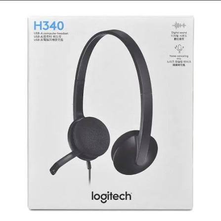 Logitech USB A Computer Headset H340