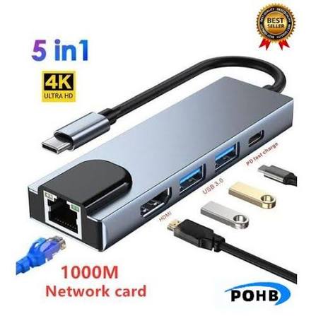 Type C to HDMI 5 in 1