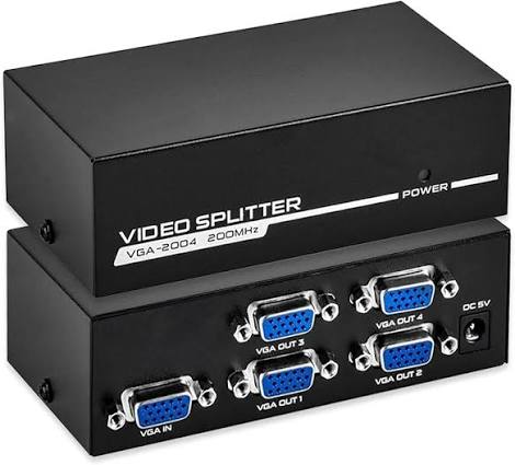 VGA Splitter Box 4 Faces