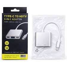 Type C to HDMI 3 Ports