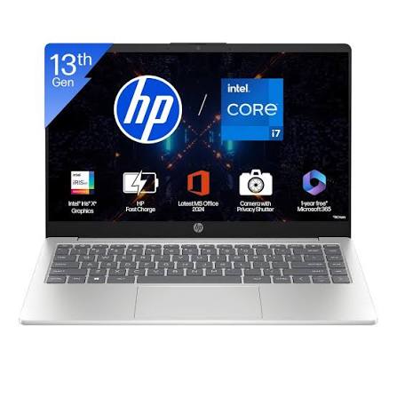 HP Laptop 15-FD0127DX 14th Gen INTEL Core i7 16GB 512GB SSD Touchscreen Keyboard Light